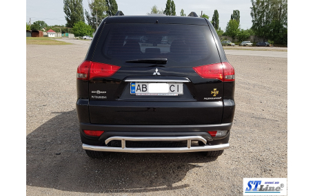 Защита задняя Mitsubishi Pajero Sport