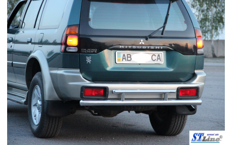 Защита задняя Mitsubishi Pajero Sport