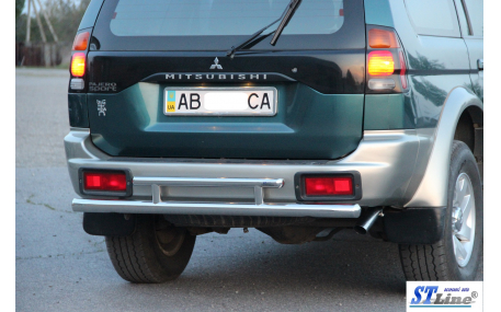 Защита задняя Mitsubishi Pajero Sport