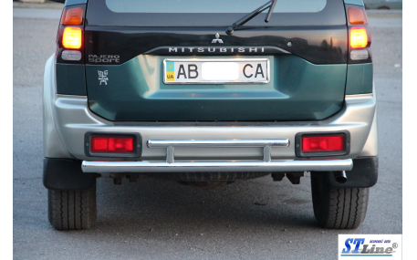 Защита задняя Mitsubishi Pajero Sport