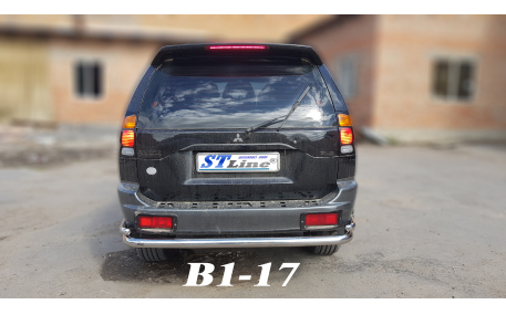 Защита задняя Mitsubishi Pajero Sport