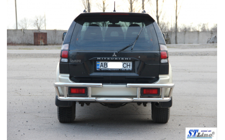 Защита задняя Mitsubishi Pajero Sport