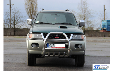 Защита передняя Mitsubishi Pajero Sport