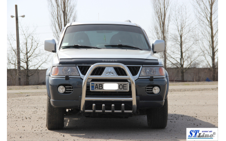 Защита передняя Mitsubishi Pajero Sport