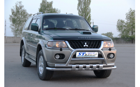 Защита передняя Mitsubishi Pajero Sport