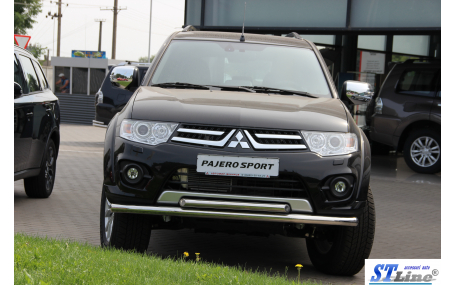 Защита передняя Mitsubishi Pajero Sport