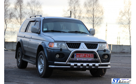 Защита передняя Mitsubishi Pajero Sport