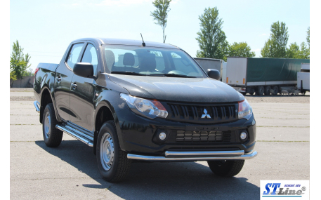 Защита передняя Mitsubishi Pajero Sport