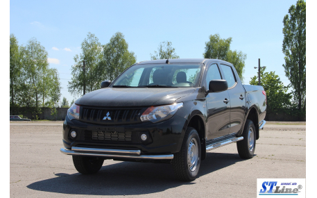 Защита передняя Mitsubishi Pajero Sport