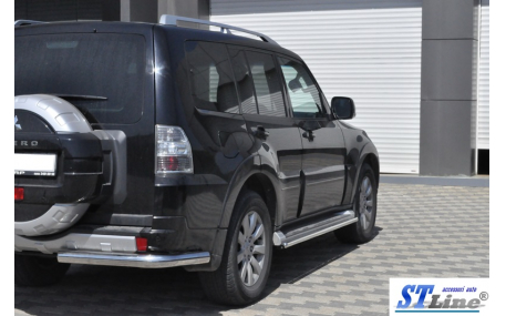 Защита задняя Mitsubishi Pajero Wagon