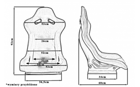 Сиденья COUGA BRIDE RED