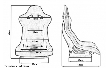 Сиденья MONZA EVO Carbon Black