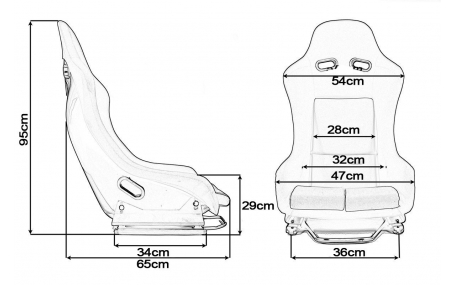 Сиденья MONZA GTR Medium Welur Black