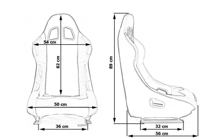 Сиденья MONZA RACE PLUS- BLUE