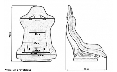 Сиденья MONZA EVO Welur Red