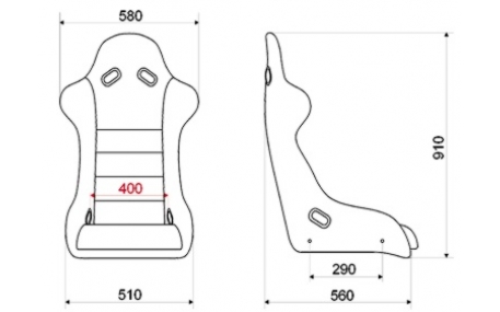 Сиденья Bimarco Cobra II Blue
