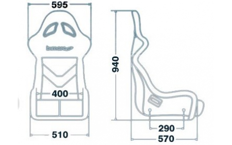 Сиденья Bimarco Futura Black FIA