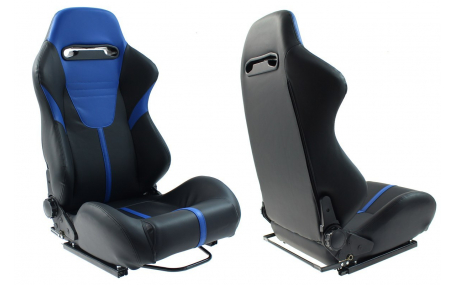 Сиденья MONZA R-LOOK II Black/Blue