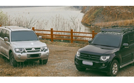 Фары передние Mitsubishi Pajero Wagon 4