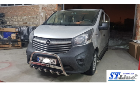 Защита передняя Renault Trafic