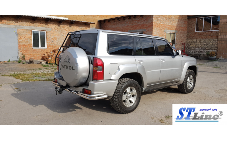 Защита задняя Nissan Patrol Y61