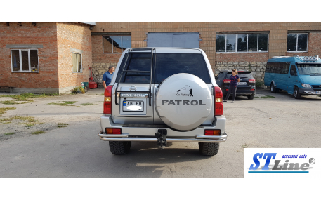 Защита задняя Nissan Patrol Y61