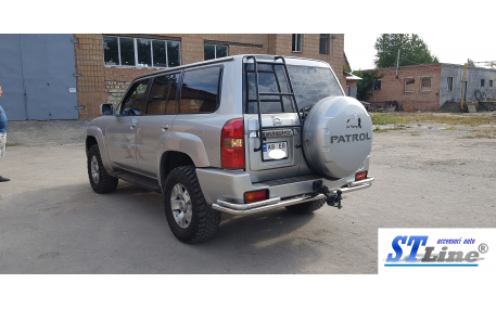 Защита задняя Toyota Land Cruiser Prado 120