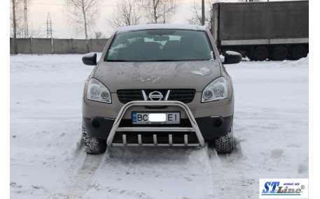 Защита передняя Nissan Qashqai J10