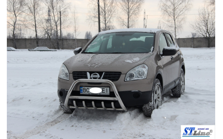 Защита передняя Nissan Qashqai J10
