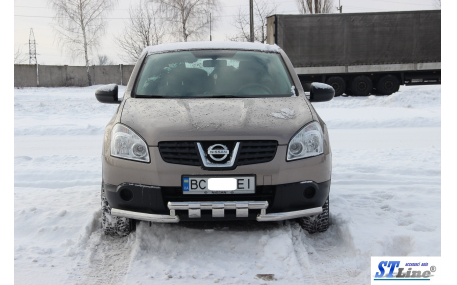 Защита передняя Nissan Qashqai J10