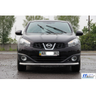 Защита передняя Nissan Qashqai J10