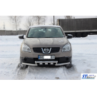 Защита передняя Nissan Qashqai J10