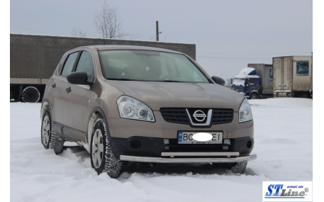 Защита передняя Nissan Qashqai J10