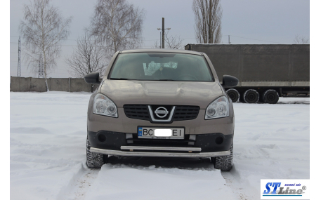 Защита передняя Nissan Qashqai J10
