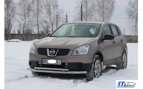 Защита передняя Nissan Qashqai J10