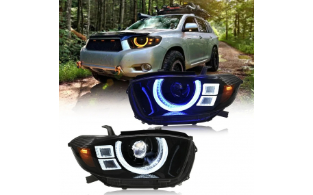 Фары передние Toyota Highlander 2007-2010