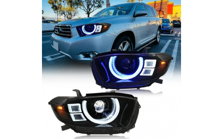 Фары передние Toyota Highlander 2007-2010