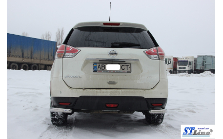 Защита задняя Nissan X-Trail T31