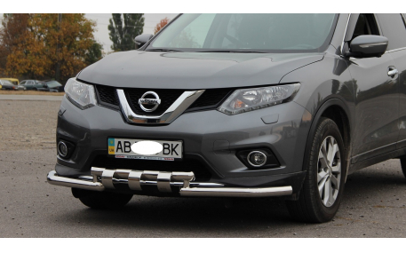 Защита передняя Nissan Qashqai J10