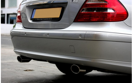 Насадка на глушитель Mercedes E-class W211