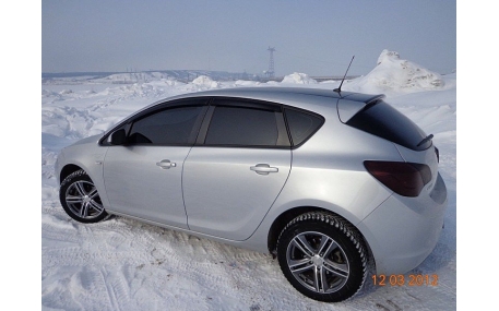 Дефлекторы окон Opel Astra J