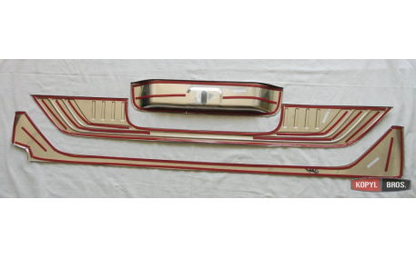 Накладка на задний бампер Mercedes V-class W447