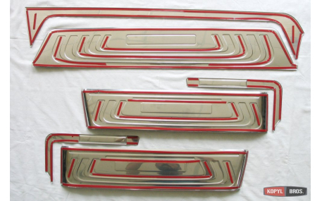 Накладки на пороги Mercedes Vito W447