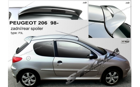 Спойлер Peugeot 206