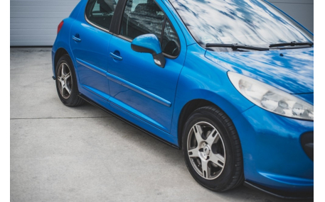 Накладки на пороги Peugeot 207