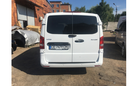 Накладка на задний бампер Mercedes Vito W447