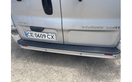 Накладка на задний бампер Opel Vivaro