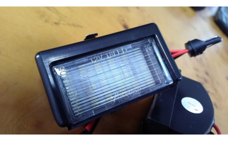 Подсветка номера Mercedes ML-class W164