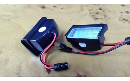 Подсветка номера Mercedes ML-class W164