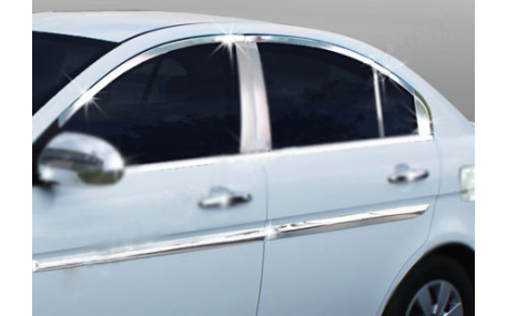 Хром накладки Hyundai Accent